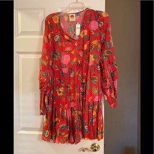 NWT Anthropologie Farm red dress